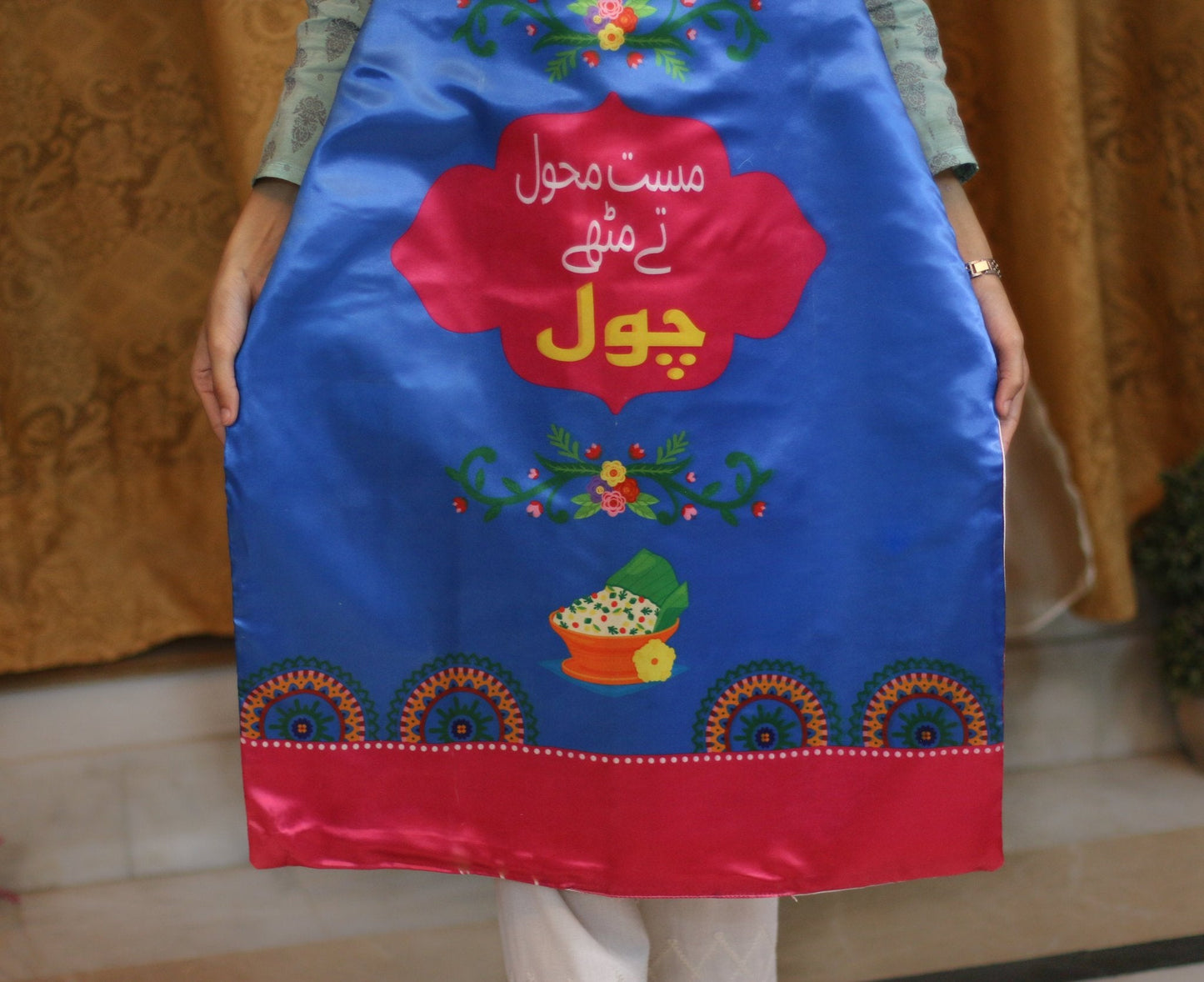 #3D_Pink_Floral_C-108# - #Kawish_Home#