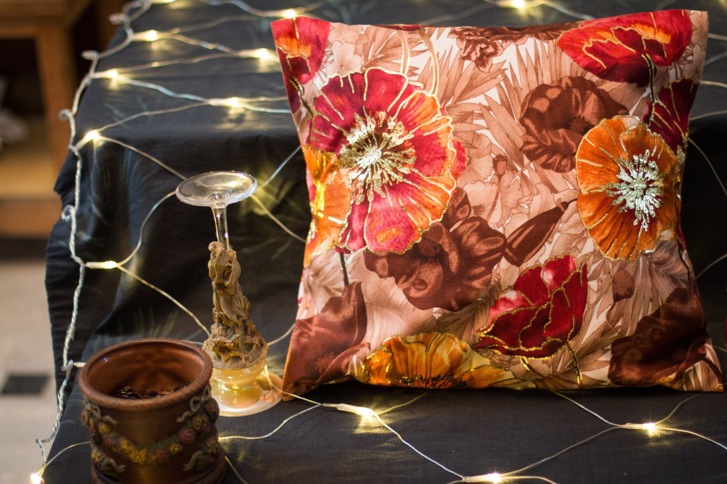 #3D_Pink_Floral_C-108# - #Kawish_Home#