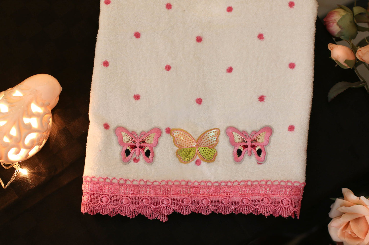 #3D_Pink_Floral_C-108# - #Kawish_Home#