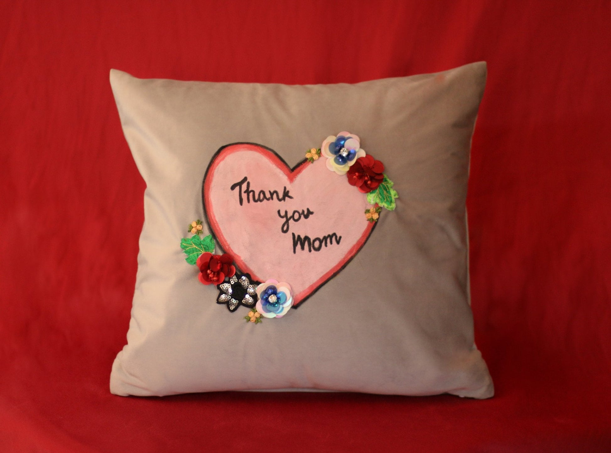 #3D_Pink_Floral_C-108# - #Kawish_Home#