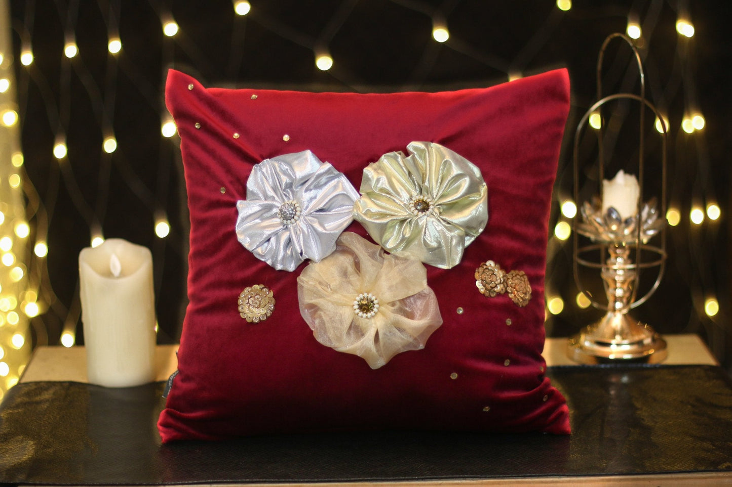 #3D_Pink_Floral_C-108# - #Kawish_Home#