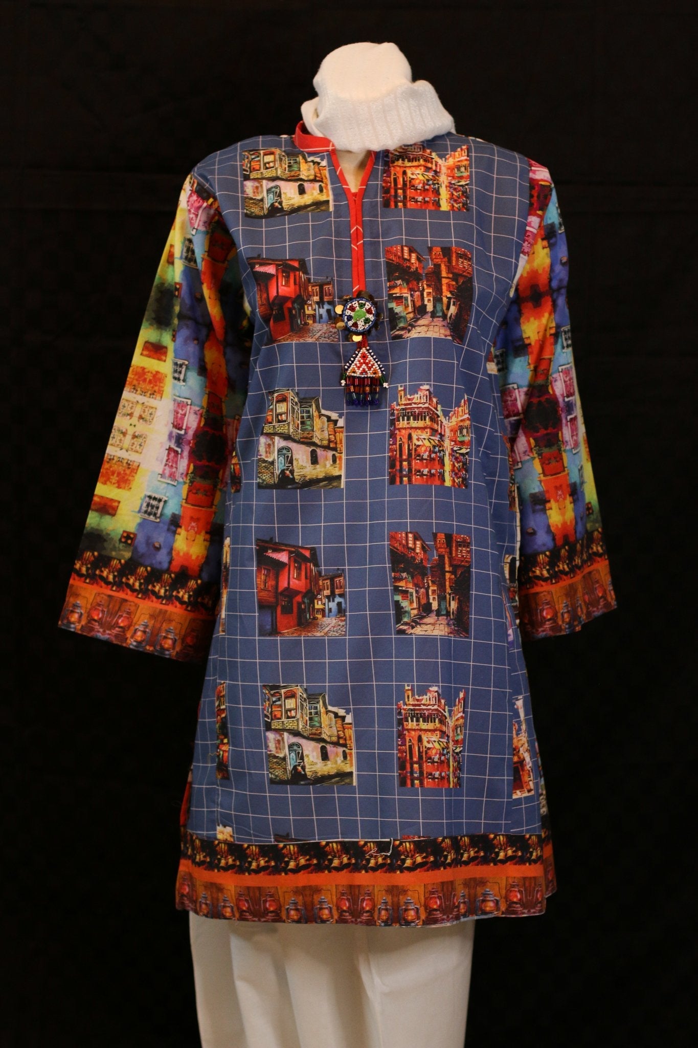 #3D_Pink_Floral_C-108# - #Kawish_Home#