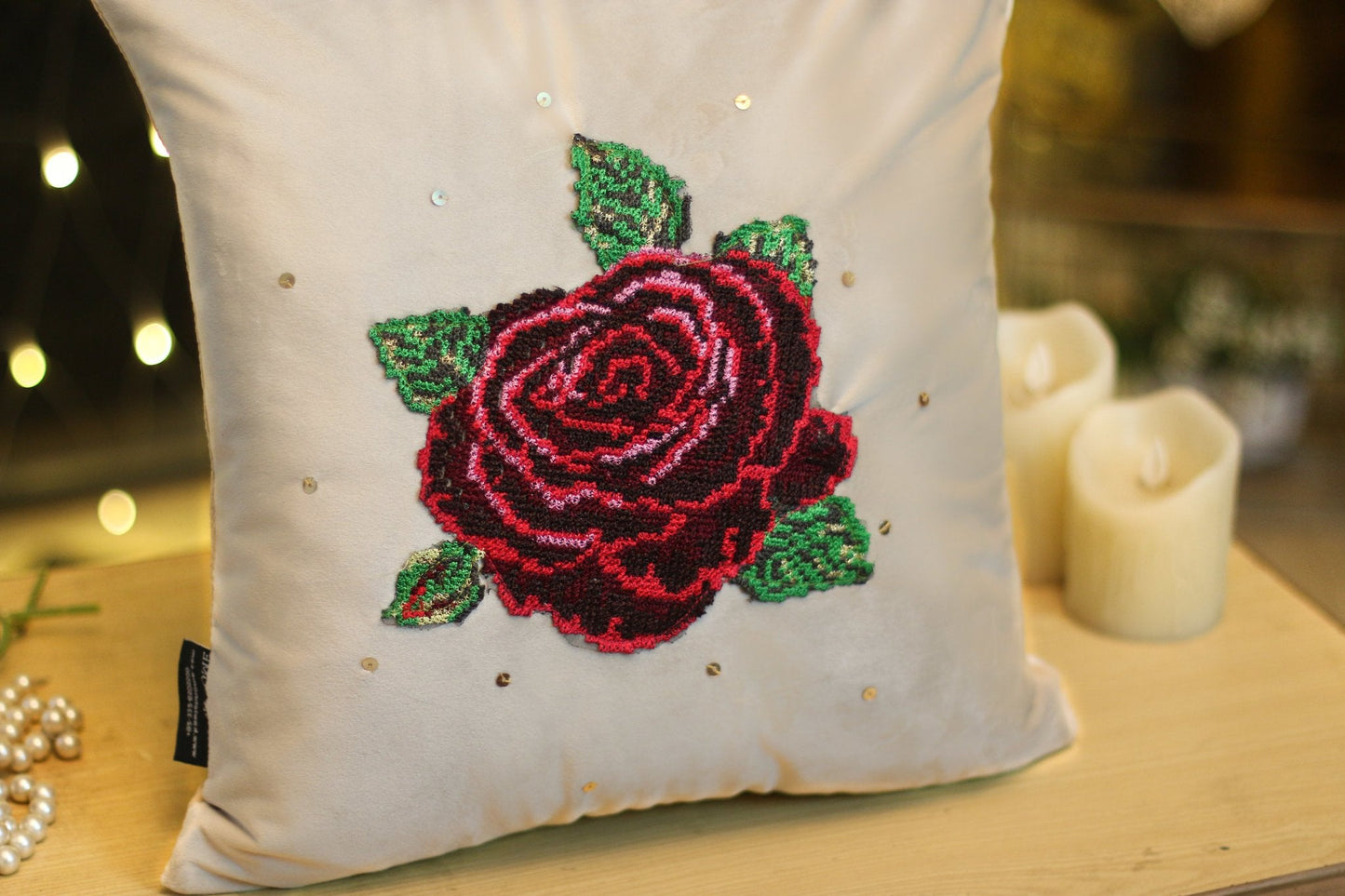 #3D_Pink_Floral_C-108# - #Kawish_Home#