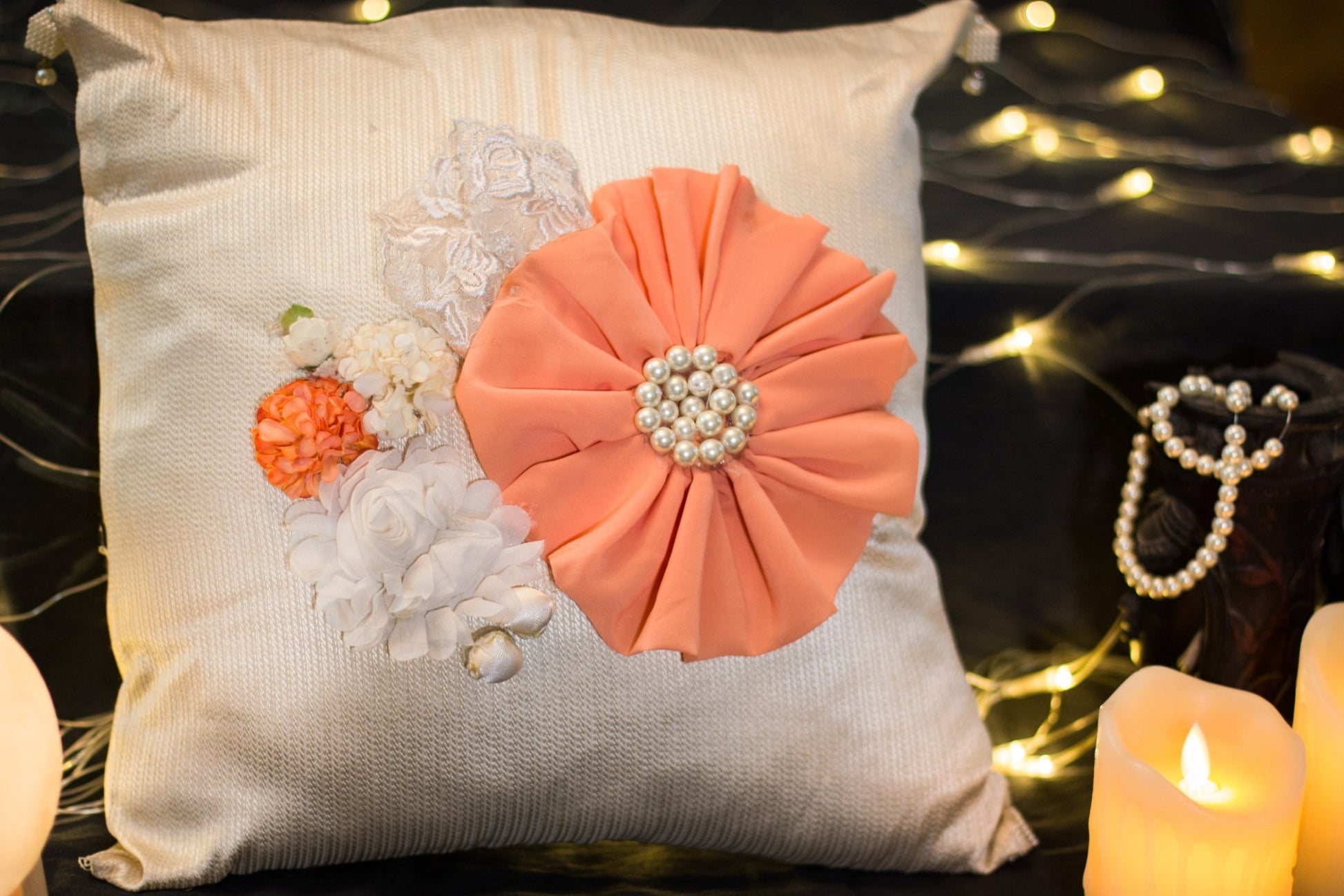 #3D_Pink_Floral_C-108# - #Kawish_Home#