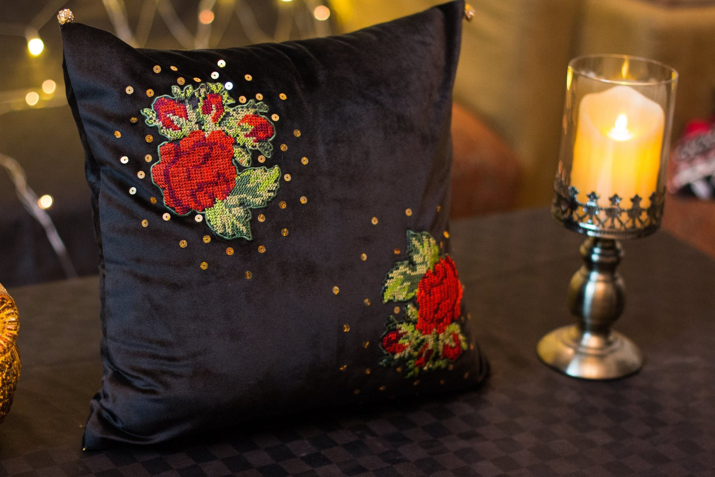 #3D_Pink_Floral_C-108# - #Kawish_Home#