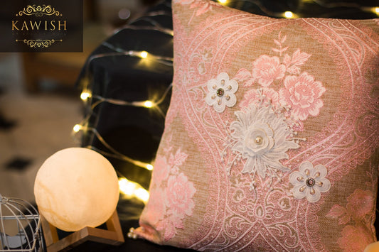 #3D_Pink_Floral_C-108# - #Kawish_Home#