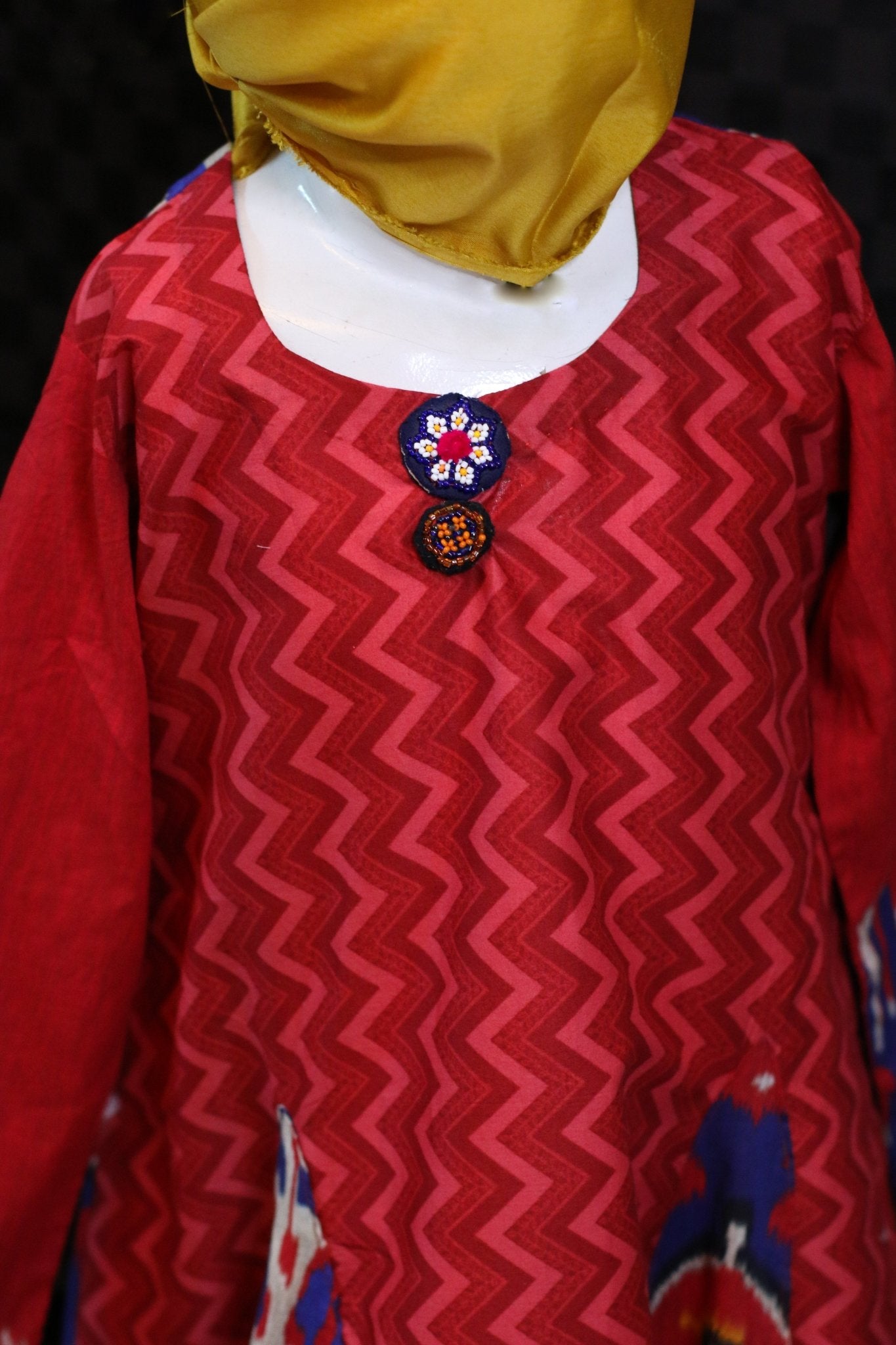 #3D_Pink_Floral_C-108# - #Kawish_Home#