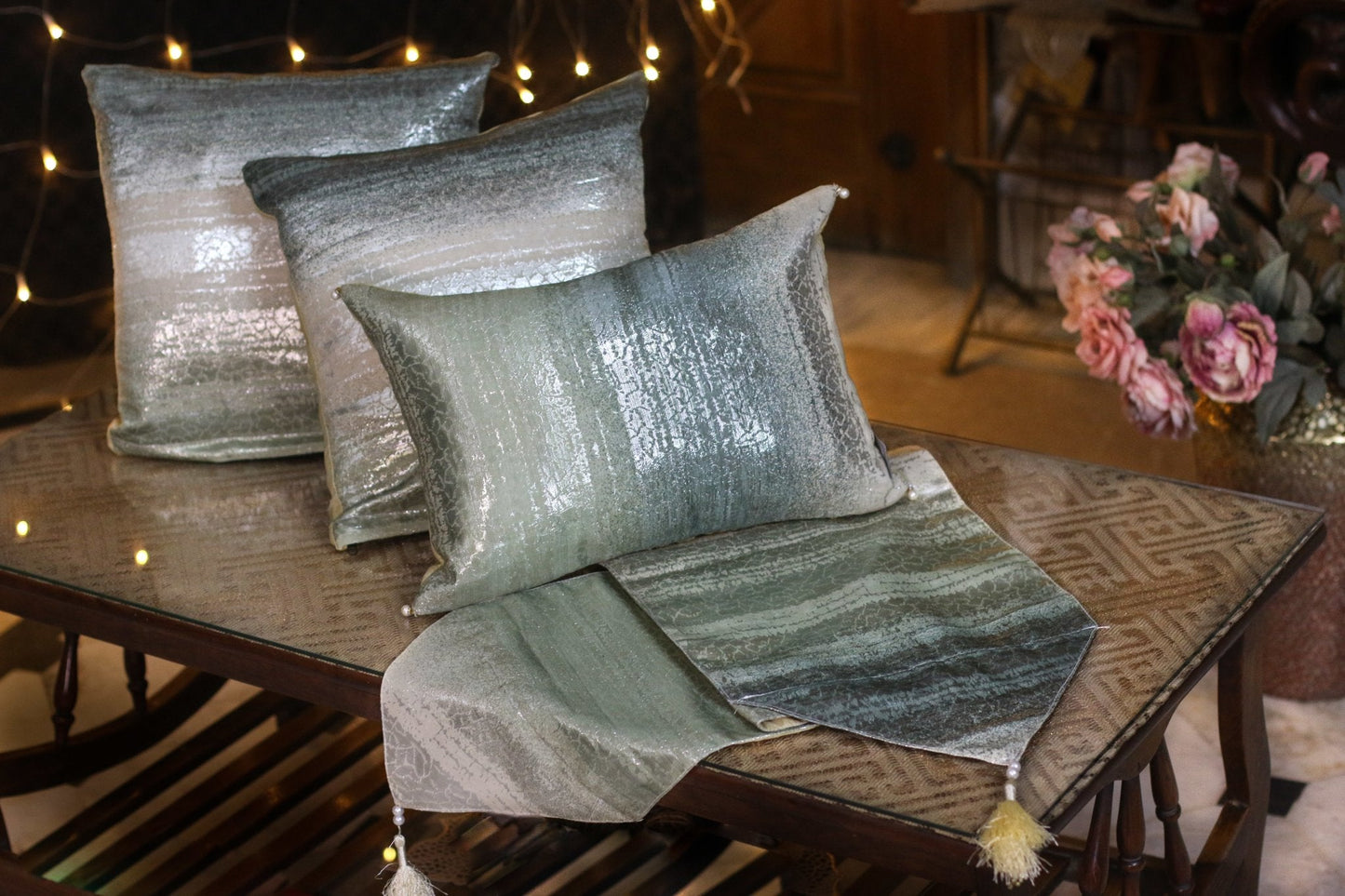 #3D_Pink_Floral_C-108# - #Kawish_Home#