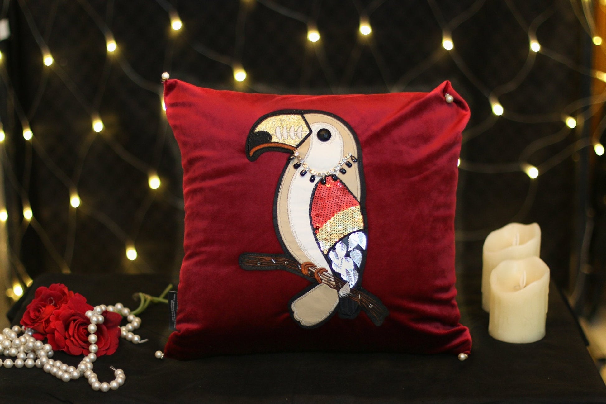 #3D_Pink_Floral_C-108# - #Kawish_Home#