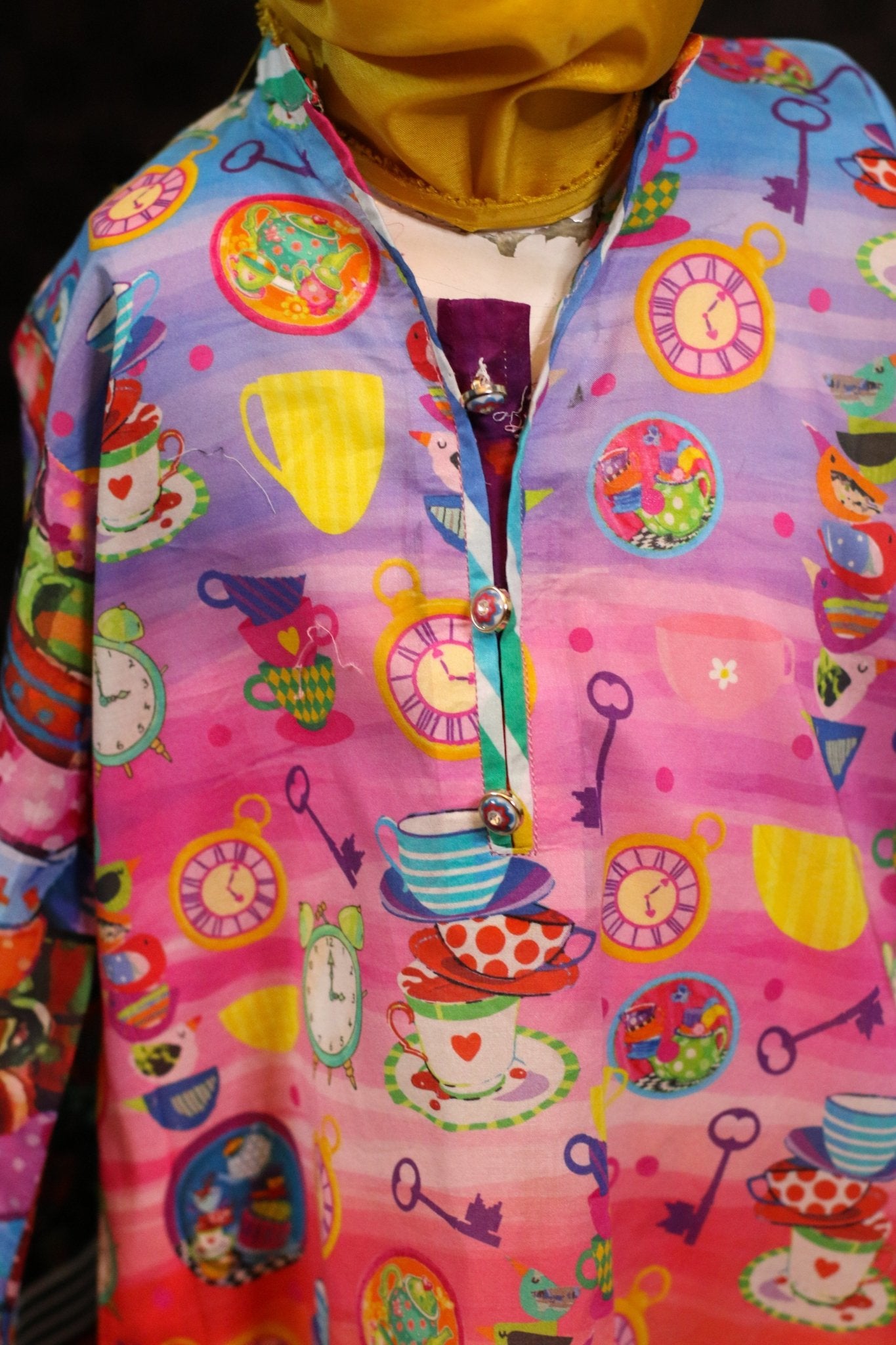 #3D_Pink_Floral_C-108# - #Kawish_Home#