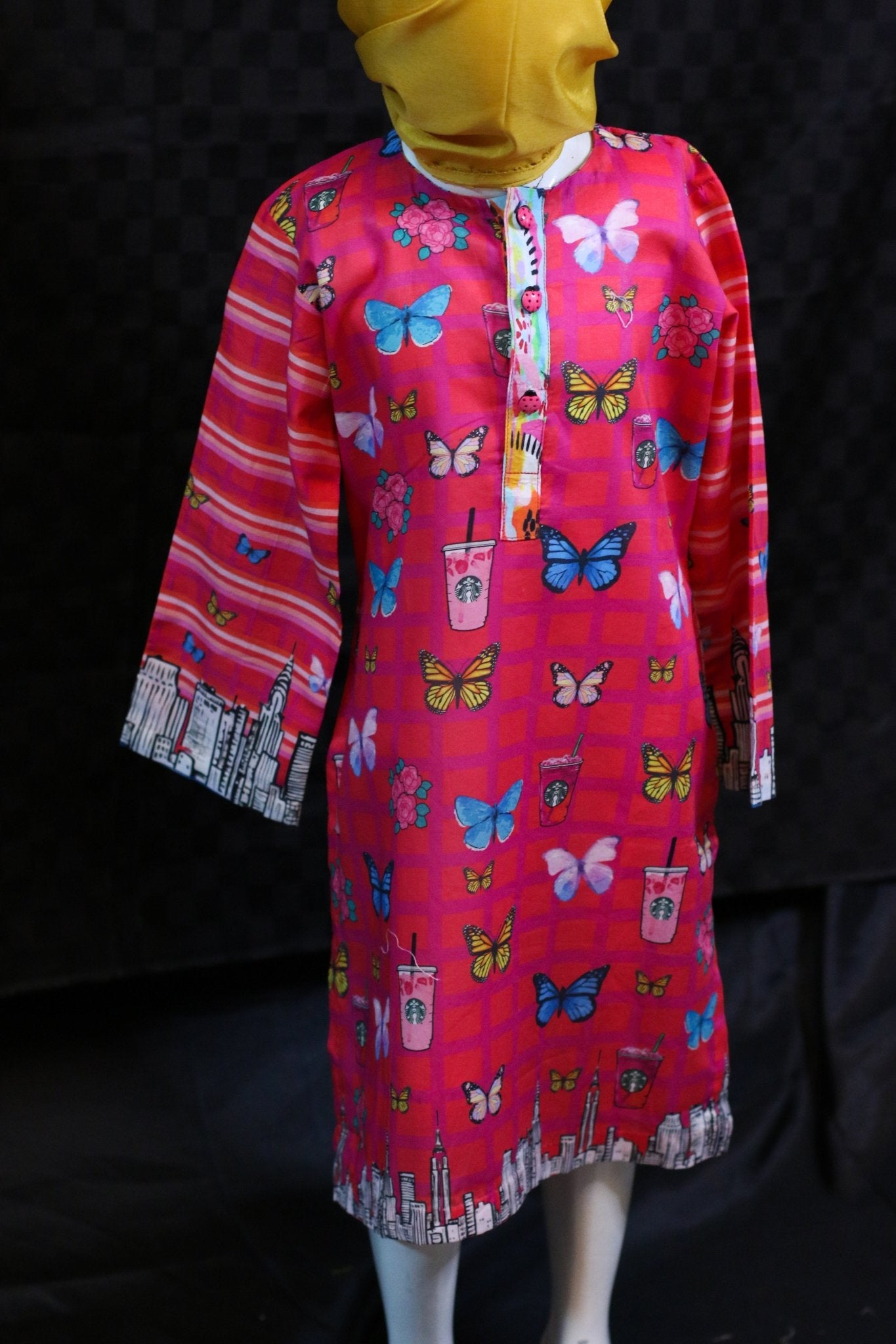 #3D_Pink_Floral_C-108# - #Kawish_Home#