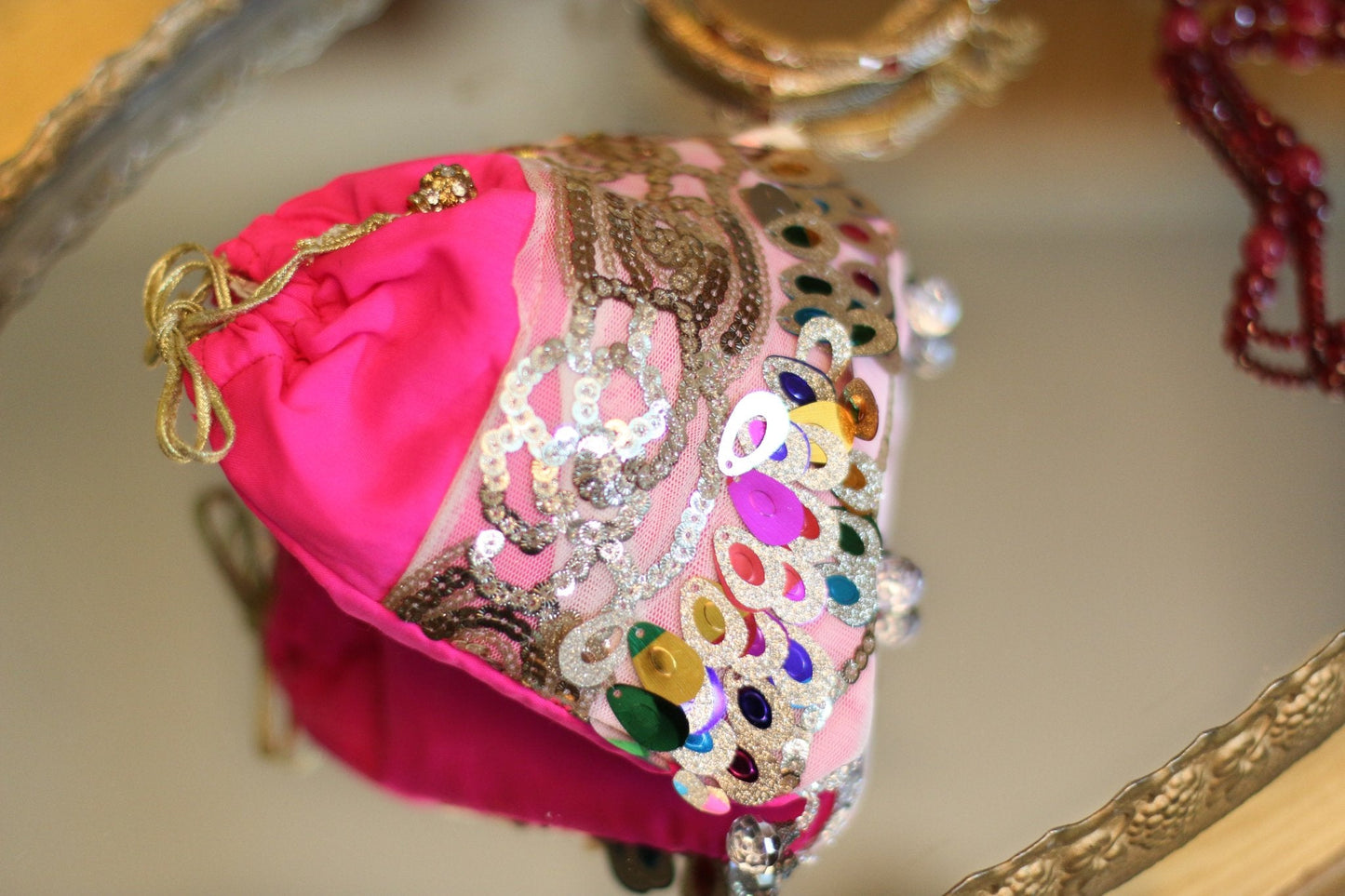 #3D_Pink_Floral_C-108# - #Kawish_Home#