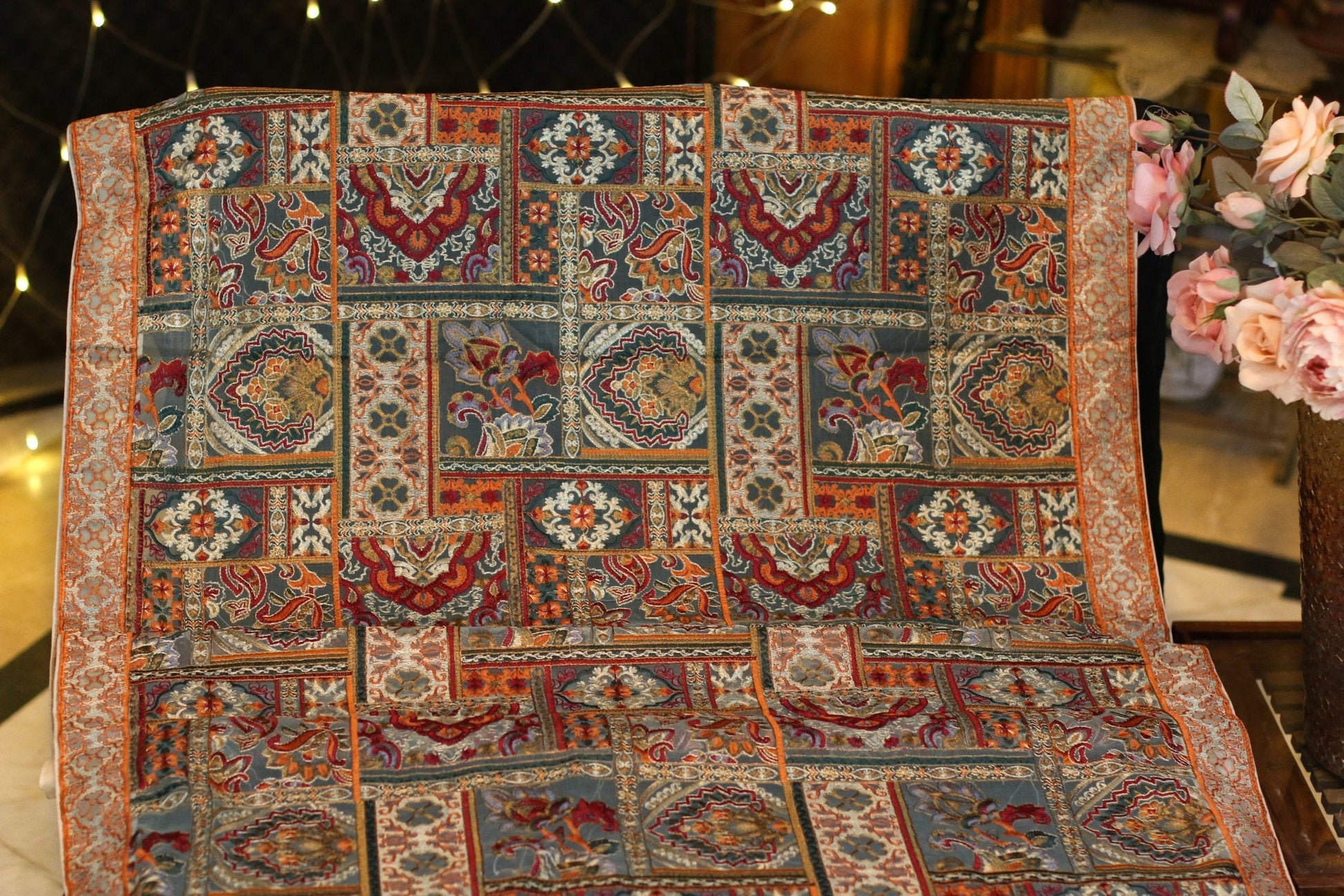 #3D_Pink_Floral_C-108# - #Kawish_Home#