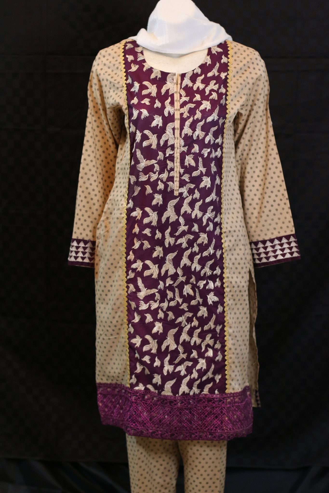 #3D_Pink_Floral_C-108# - #Kawish_Home#