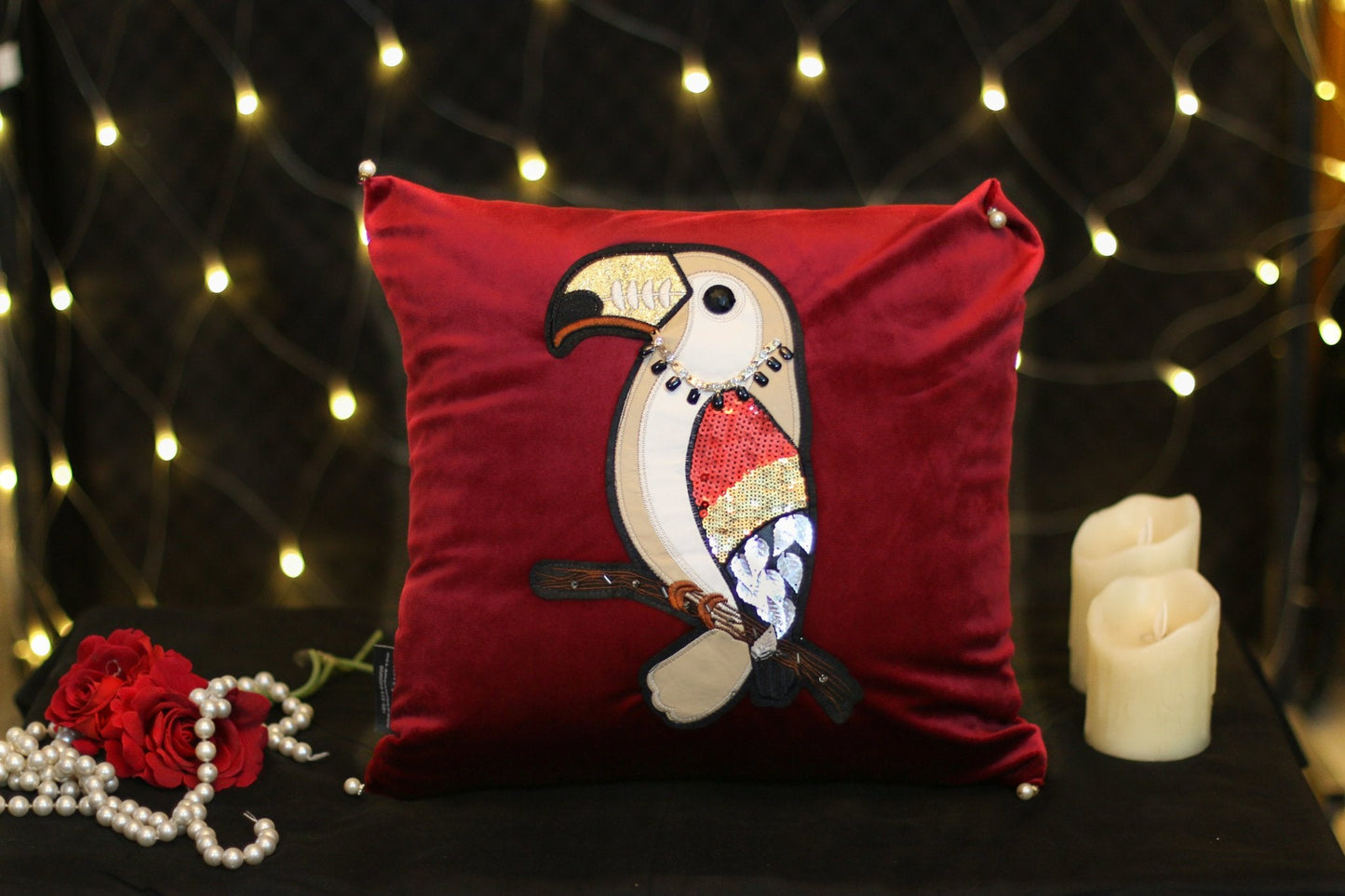 #3D_Pink_Floral_C-108# - #Kawish_Home#