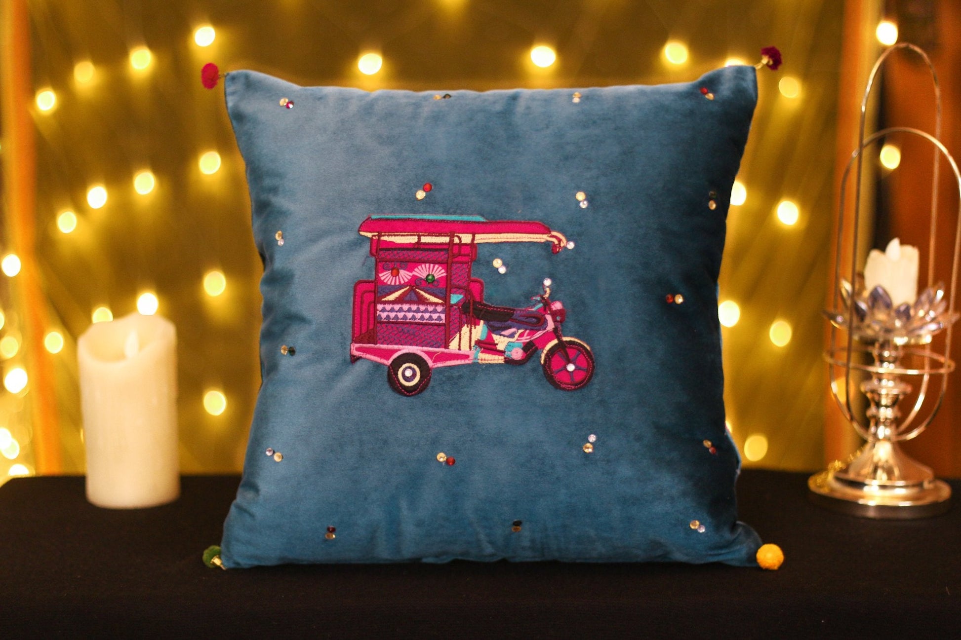 #3D_Pink_Floral_C-108# - #Kawish_Home#