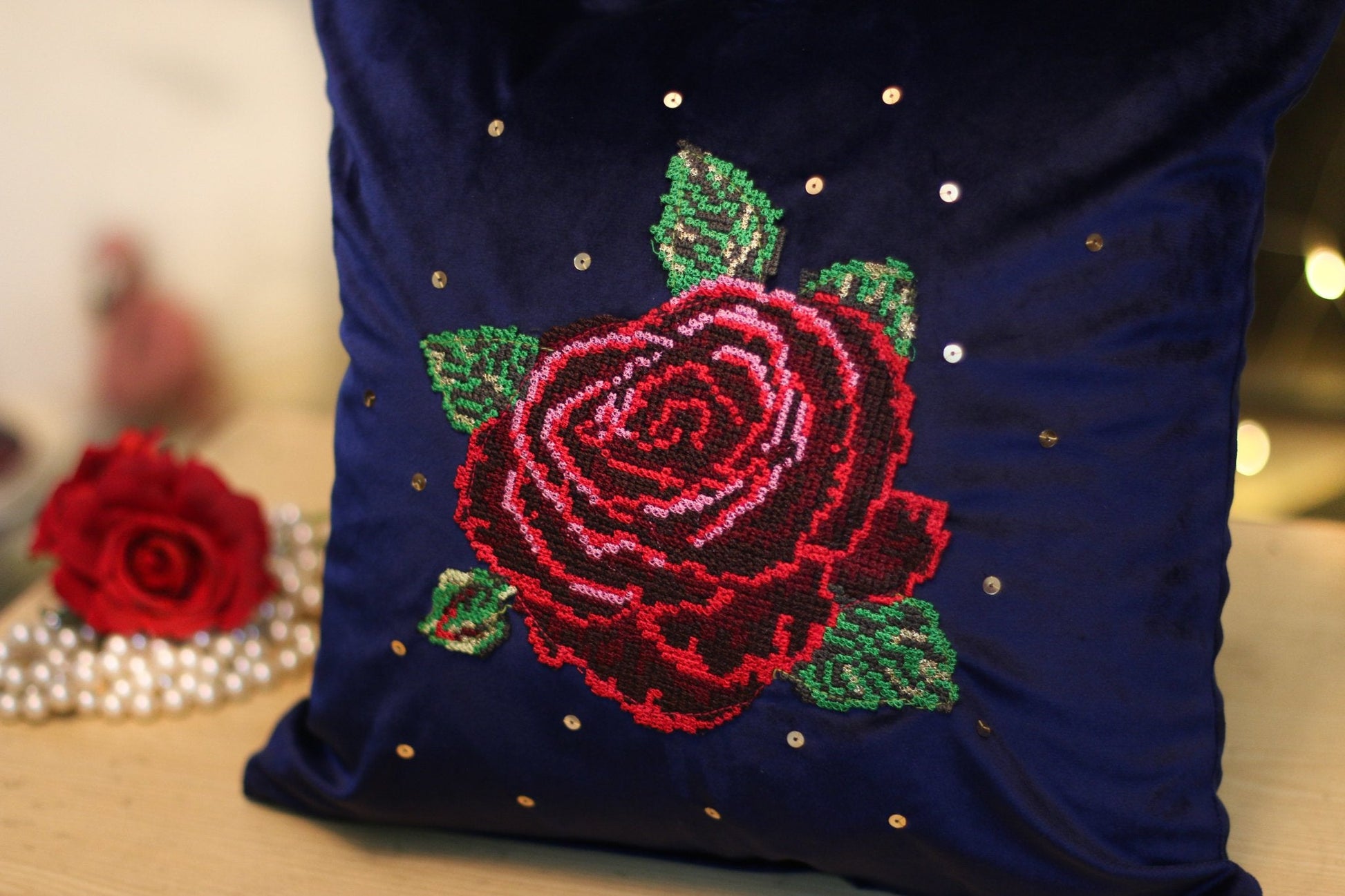 #3D_Pink_Floral_C-108# - #Kawish_Home#