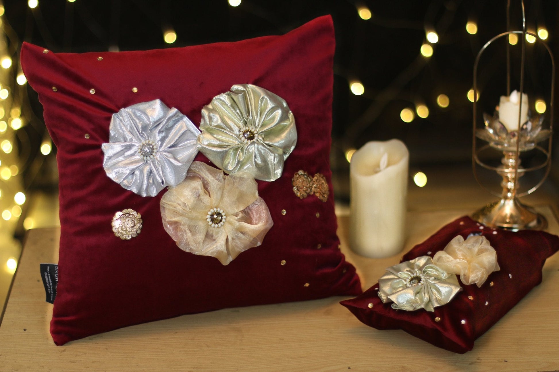 #3D_Pink_Floral_C-108# - #Kawish_Home#