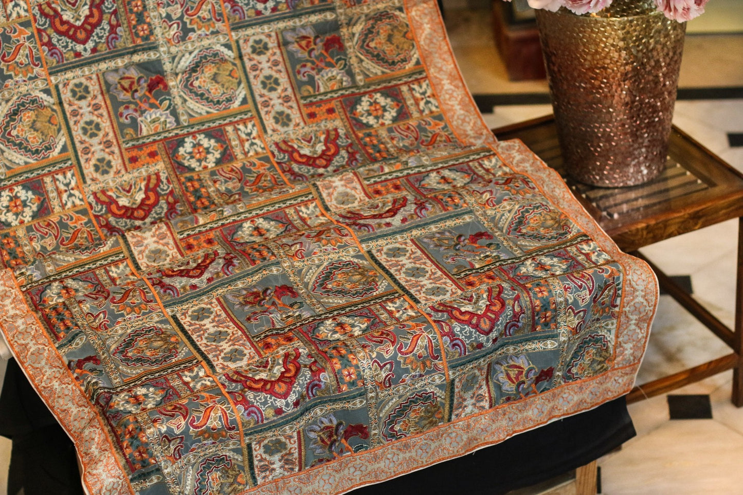 #3D_Pink_Floral_C-108# - #Kawish_Home#