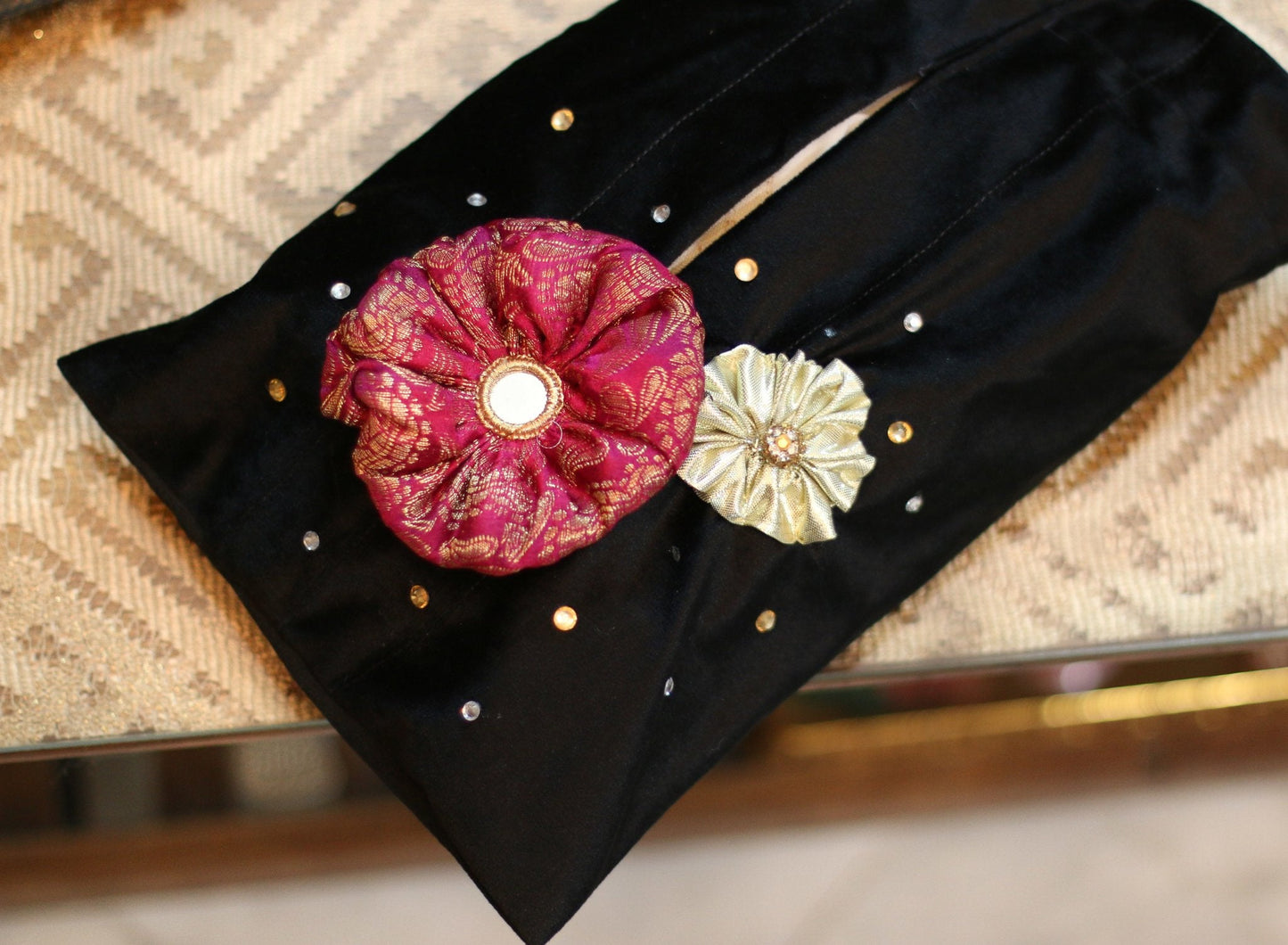 #3D_Pink_Floral_C-108# - #Kawish_Home#