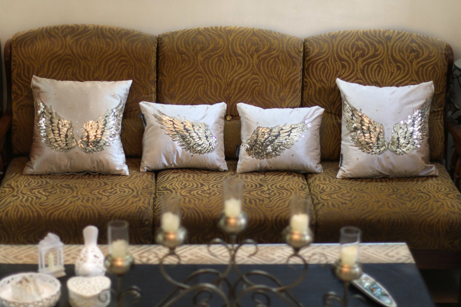 #3D_Pink_Floral_C-108# - #Kawish_Home#