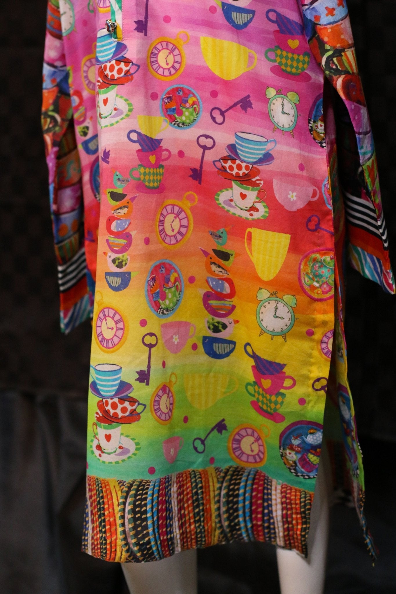 #3D_Pink_Floral_C-108# - #Kawish_Home#