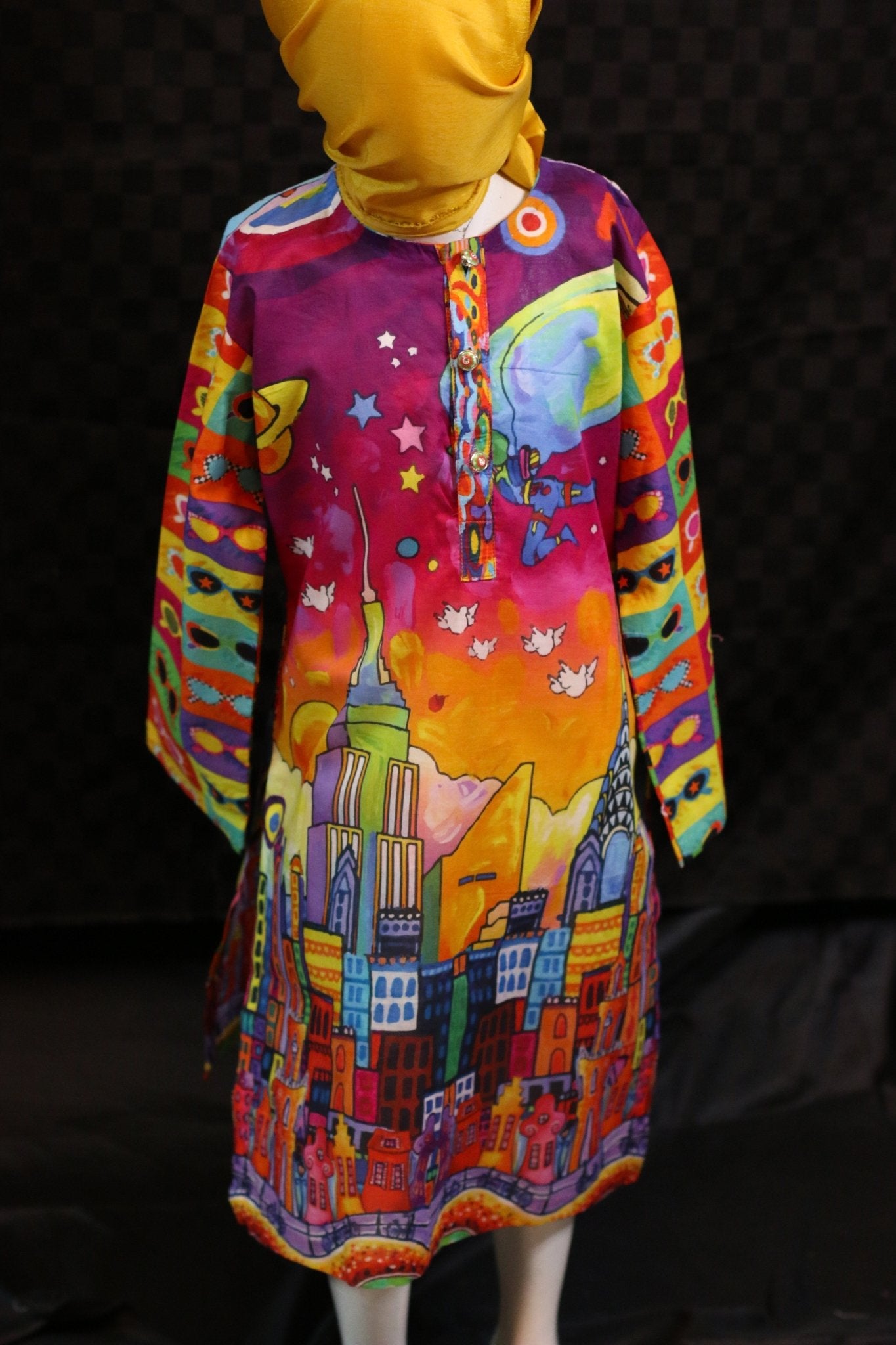 #3D_Pink_Floral_C-108# - #Kawish_Home#