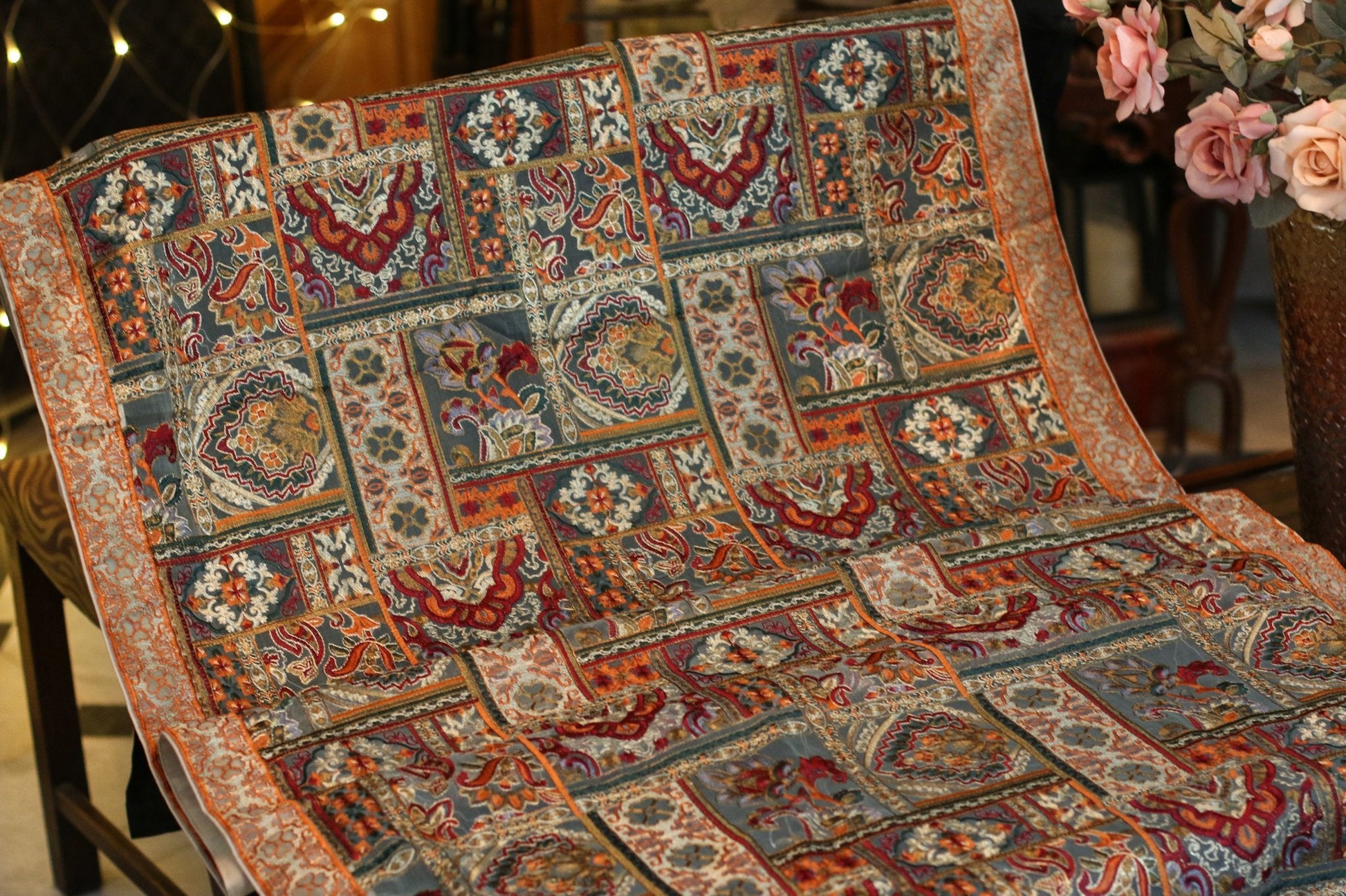 #3D_Pink_Floral_C-108# - #Kawish_Home#