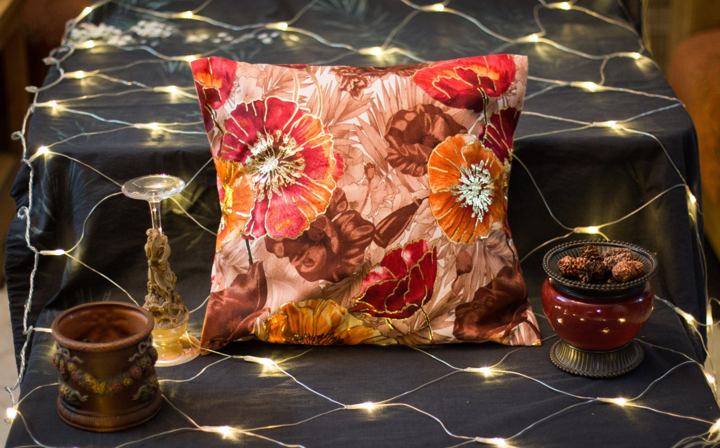 #3D_Pink_Floral_C-108# - #Kawish_Home#