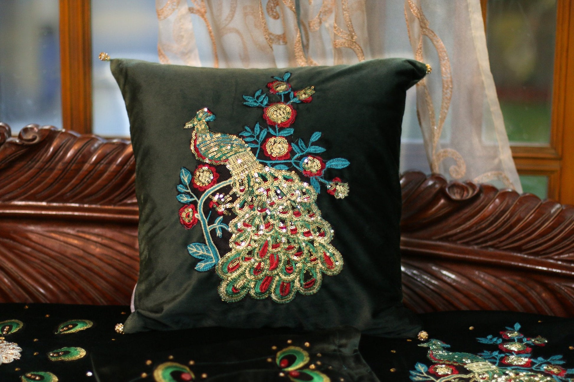 #3D_Pink_Floral_C-108# - #Kawish_Home#