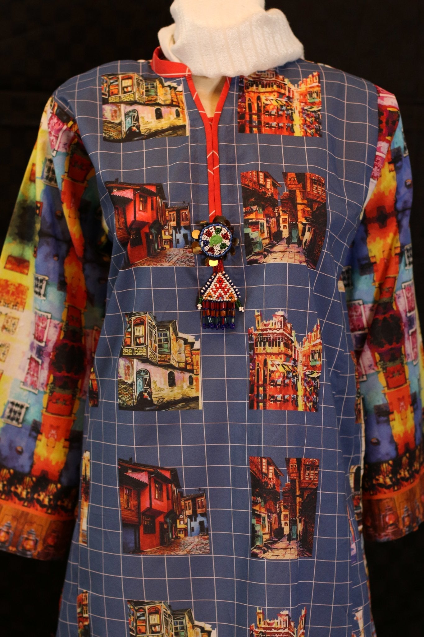 #3D_Pink_Floral_C-108# - #Kawish_Home#