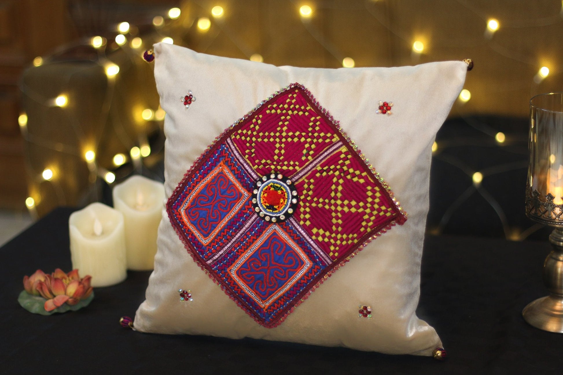 #3D_Pink_Floral_C-108# - #Kawish_Home#