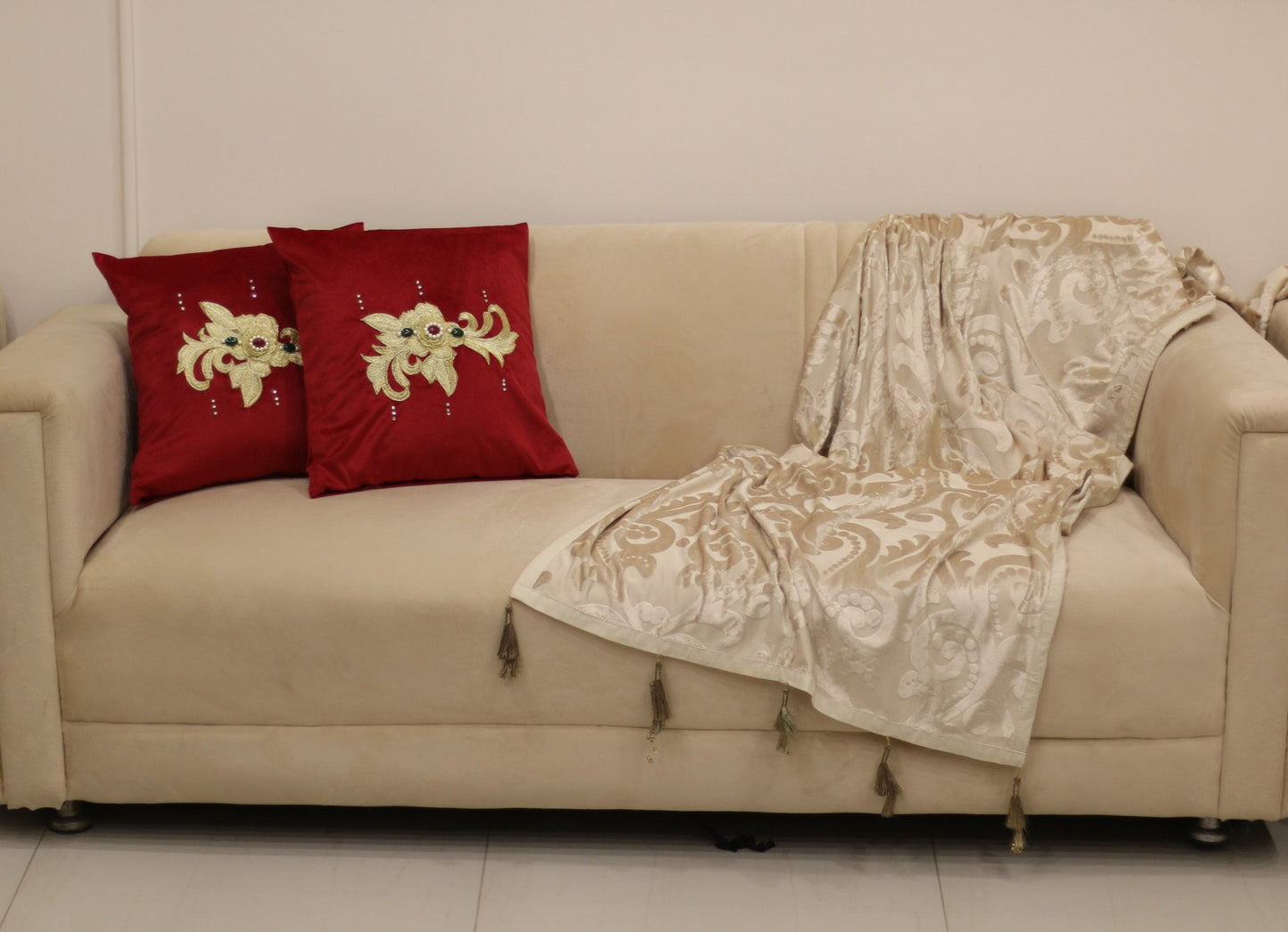 #3D_Pink_Floral_C-108# - #Kawish_Home#