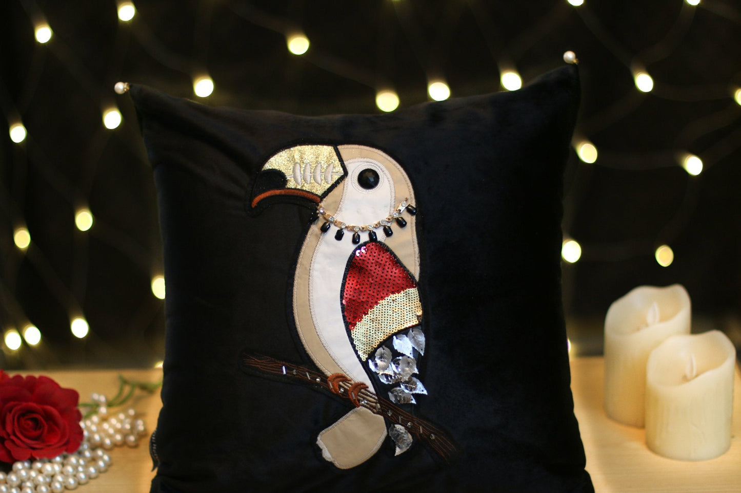 #3D_Pink_Floral_C-108# - #Kawish_Home#