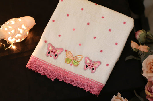 #3D_Pink_Floral_C-108# - #Kawish_Home#