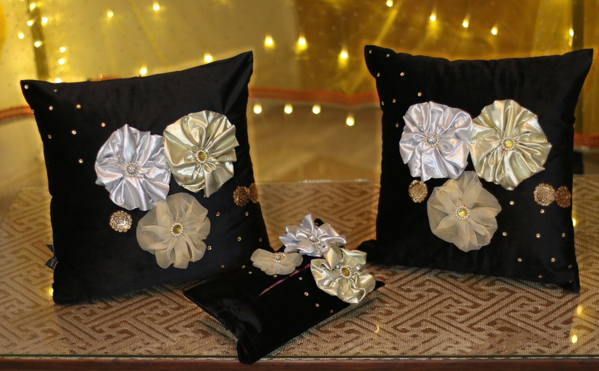 #3D_Pink_Floral_C-108# - #Kawish_Home#