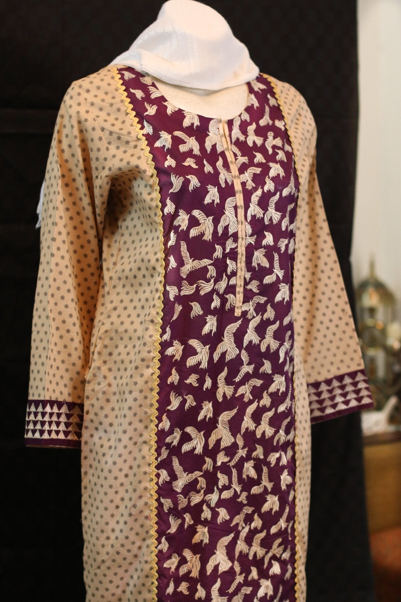 #3D_Pink_Floral_C-108# - #Kawish_Home#