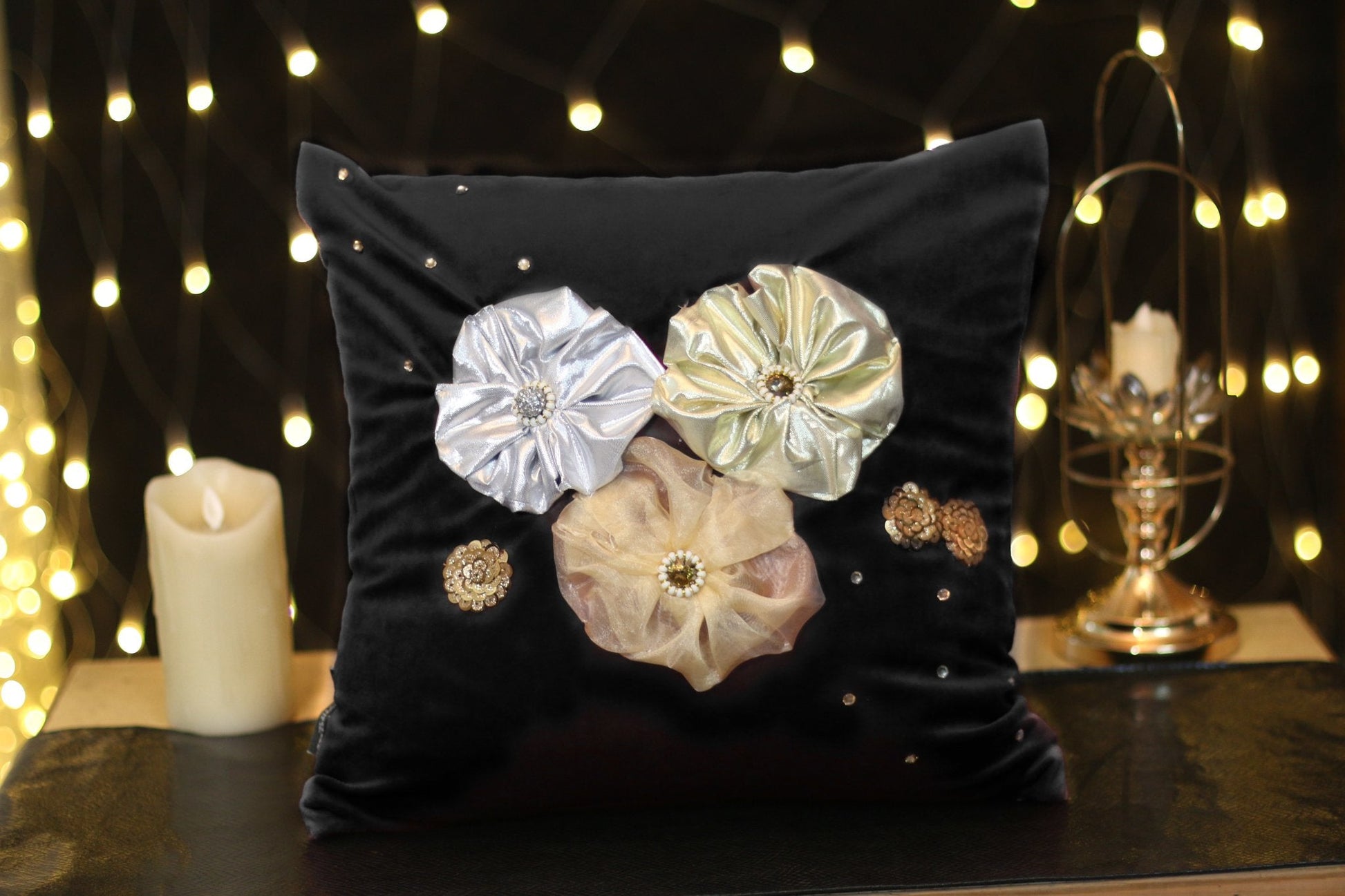 #3D_Pink_Floral_C-108# - #Kawish_Home#