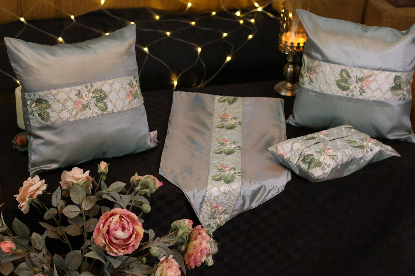 #3D_Pink_Floral_C-108# - #Kawish_Home#